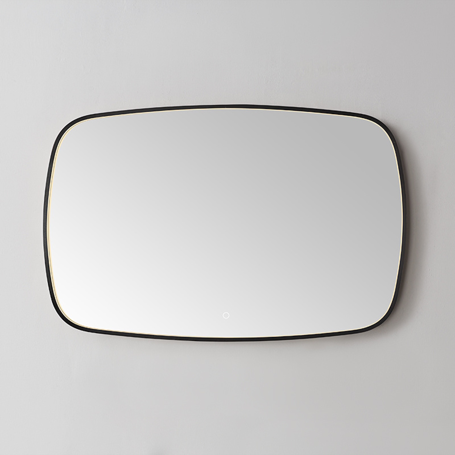 Sanilux Spiegel  Celia 140x65 cm Met LED-verlichting Dimbaar Incl. Spiegelverwarming Gunmetal