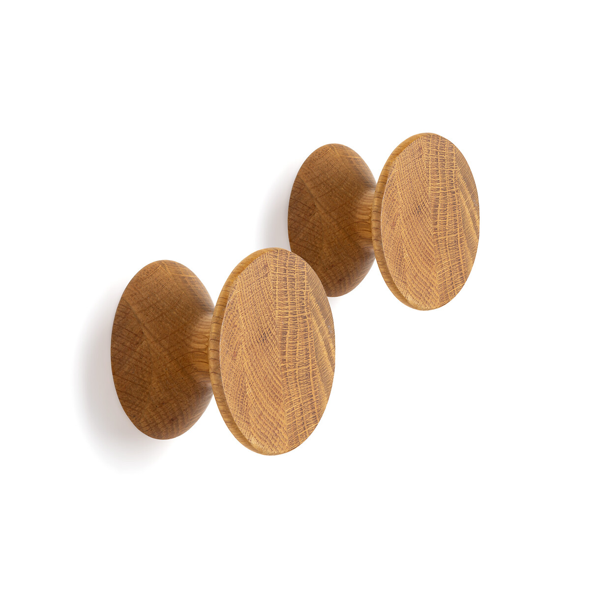 AM.PM Set van 2 kapstokken in massief eikø 8 cm, Arame