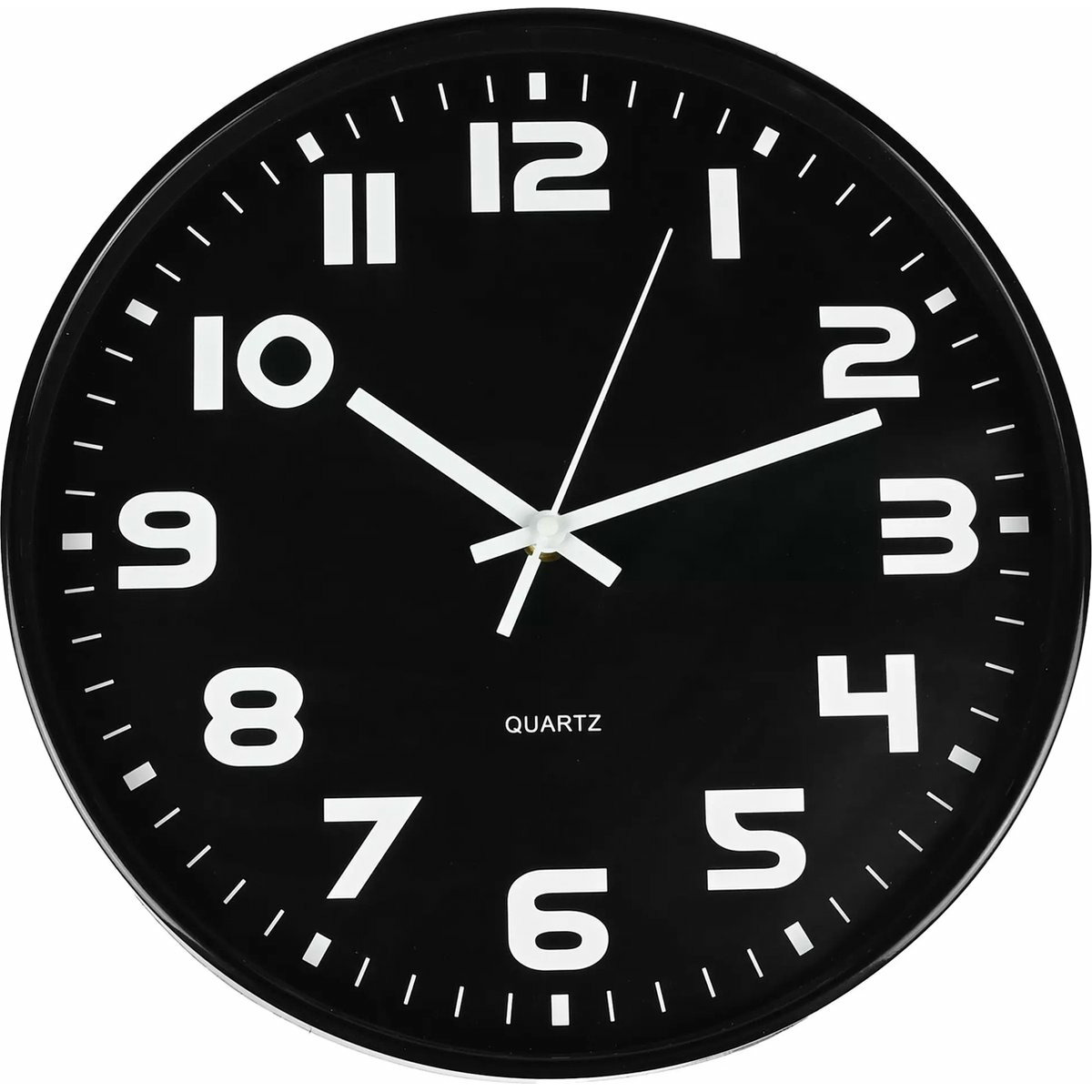 Benson Wandklok - zwart - D30 cm - modern design - stijlvol -