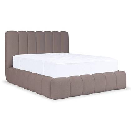 NADUVI Collection Bedframe Chusso bouclé met opbergvak 180 x 200 cm