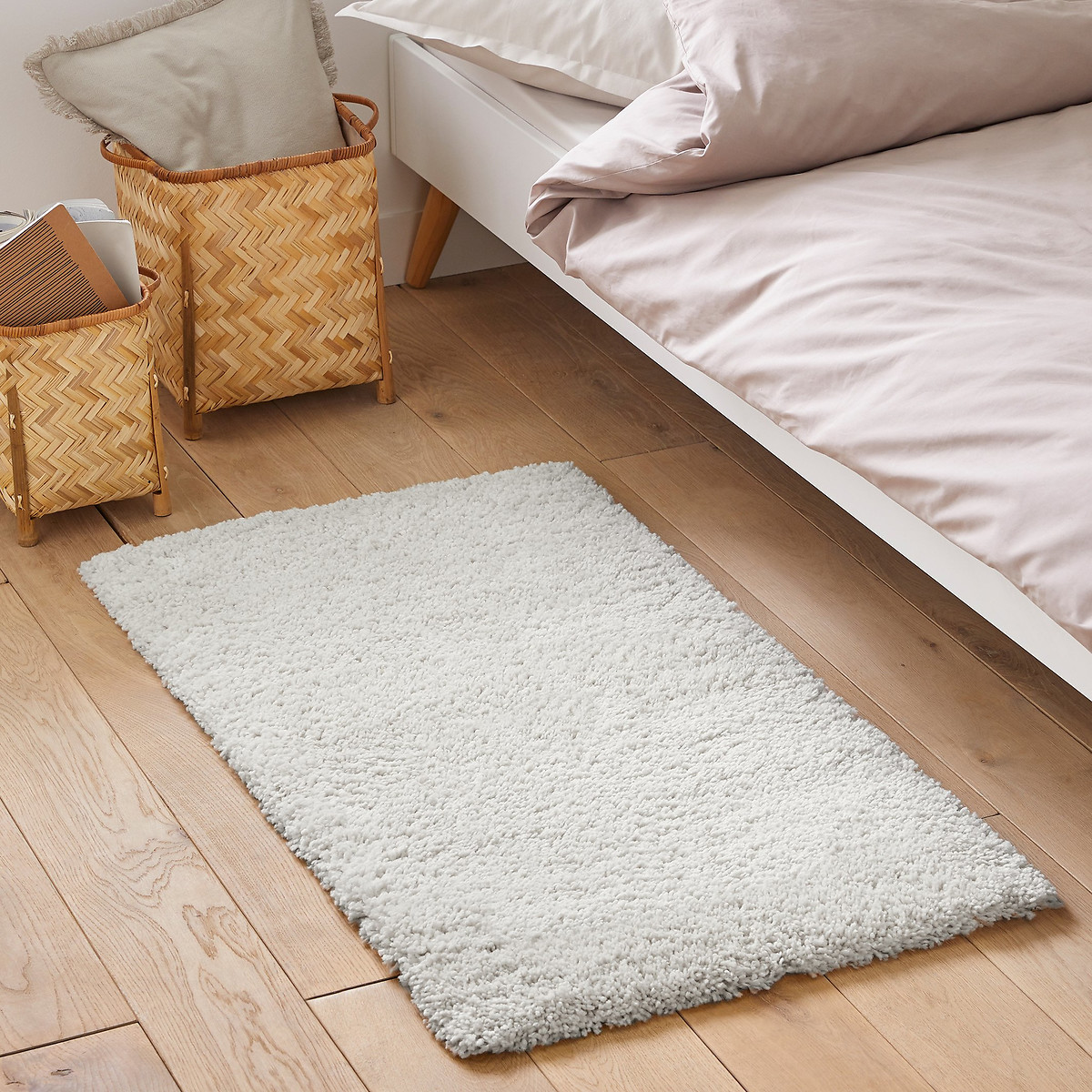 LA REDOUTE INTERIEURS Bedmatje shaggy, wollen aspect, Afaw