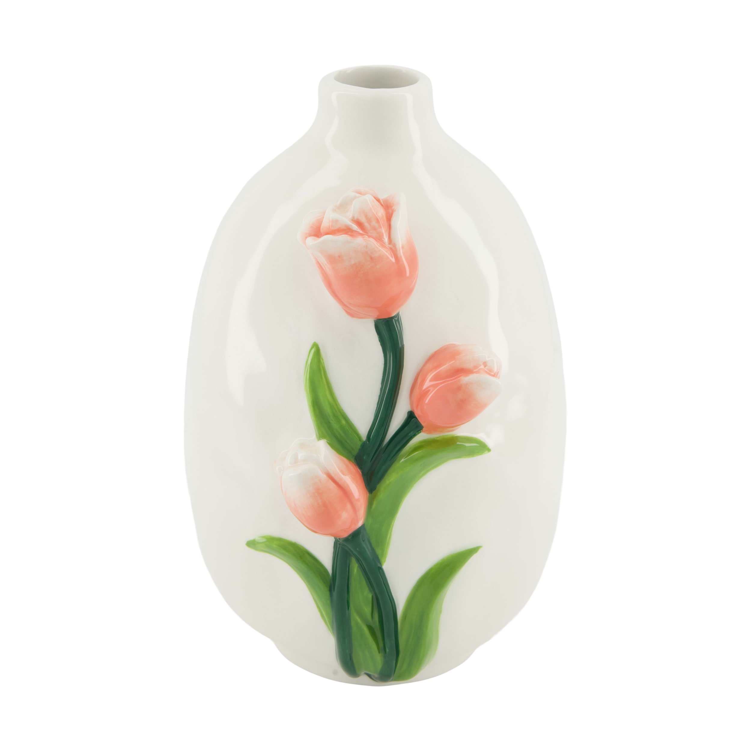 Dijk natural collections Vaas Keramiek 15,4x15,4x23,7cm Tulp