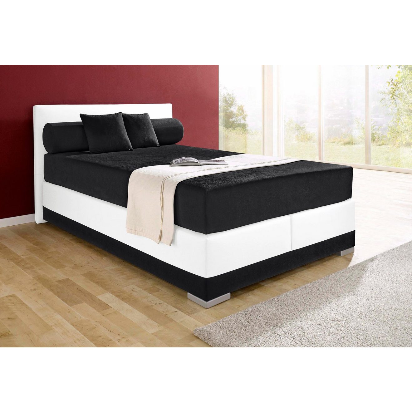 Maintal Boxspring Lago in 3 verschillende matrassoorten, h2 of h3