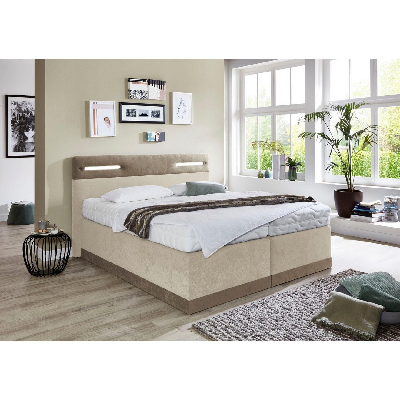Westfalia Polsterbetten Boxspring met ledverlichting