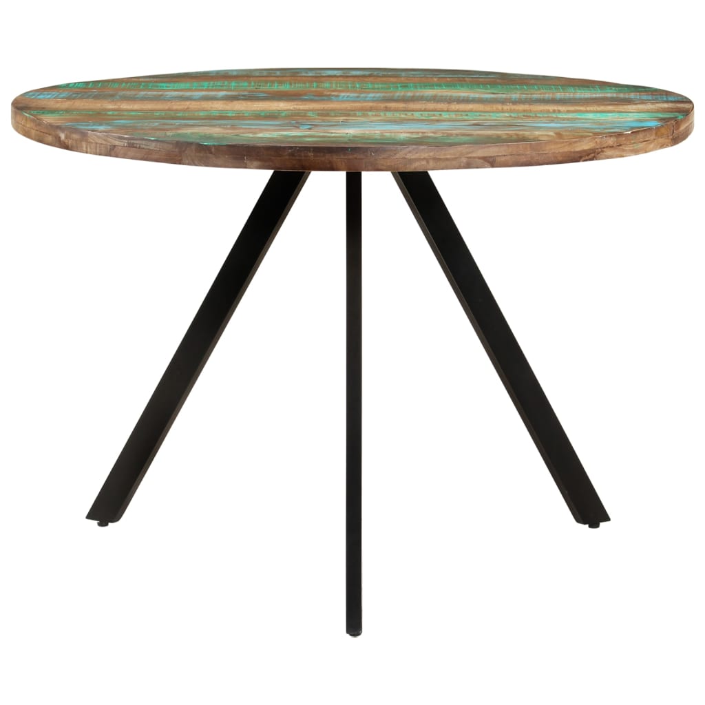 vidaXL Eettafel 110x75 cm massief gerecycled hout