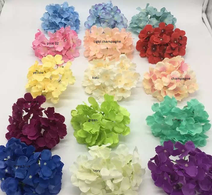 Decoflorall Hortensia Los 15*10 cm. paars 29 - paars 29 flowerwall vuller