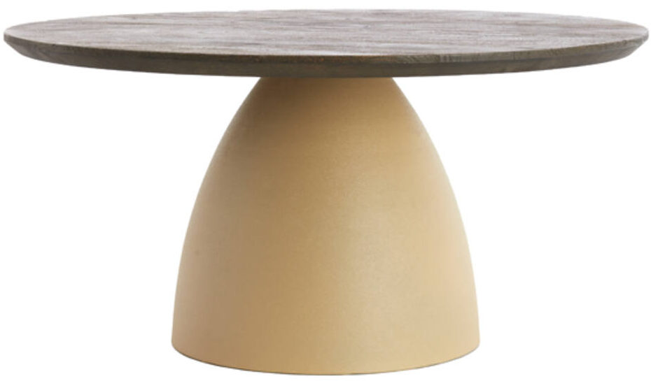 Salontafel Ocana - Hout Olie Bruin+mat Beige