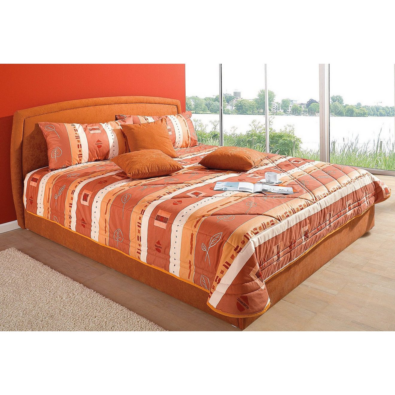 Westfalia Polsterbetten Gestoffeerd bed met bedkist