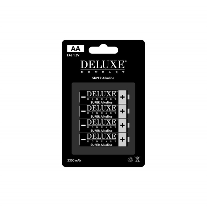 Deluxe Homeart  batterijen AA - 4 stuks