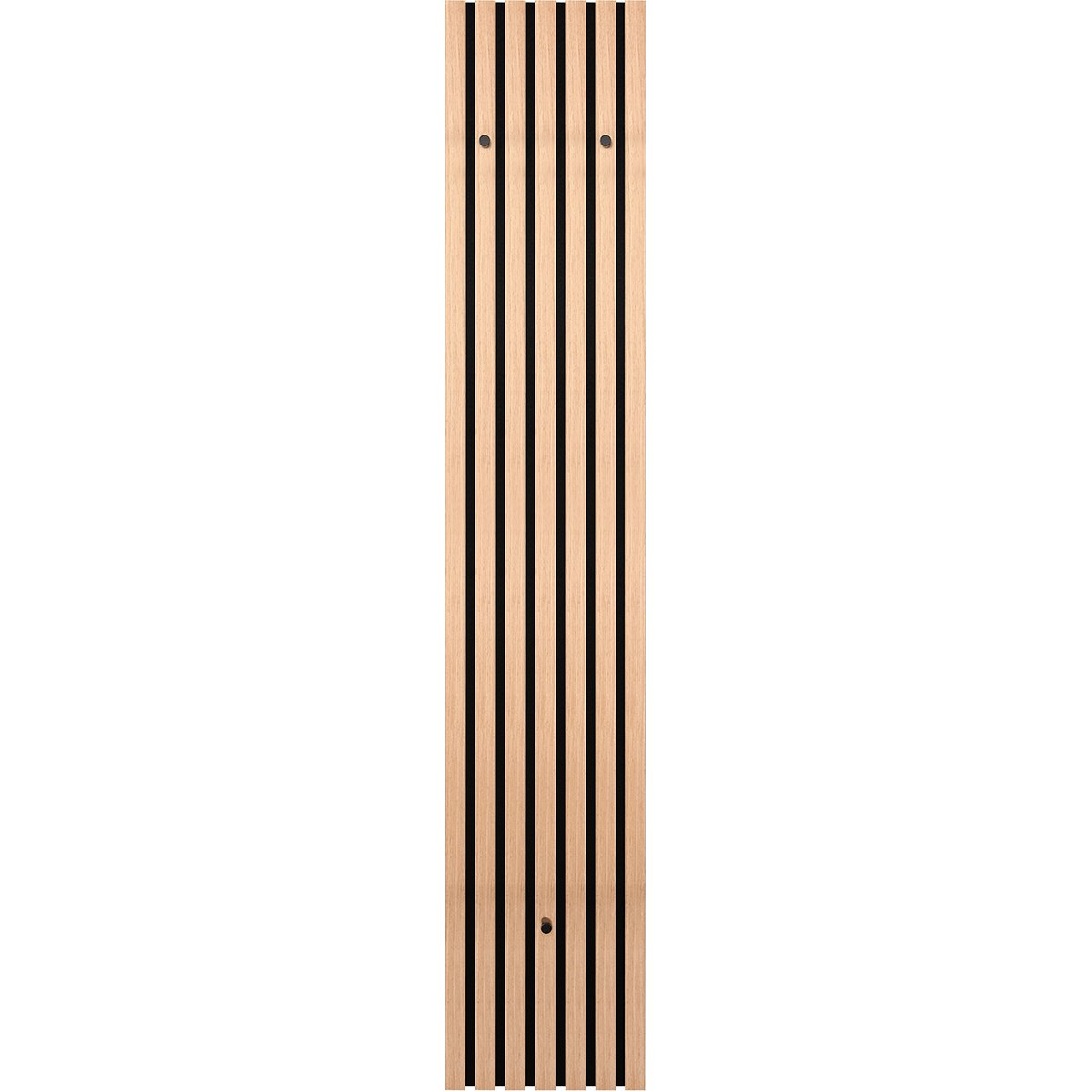 BES LED Kapstok - Trion Geve - Wandgarderobe - 25x160cm - Eiken - MDF