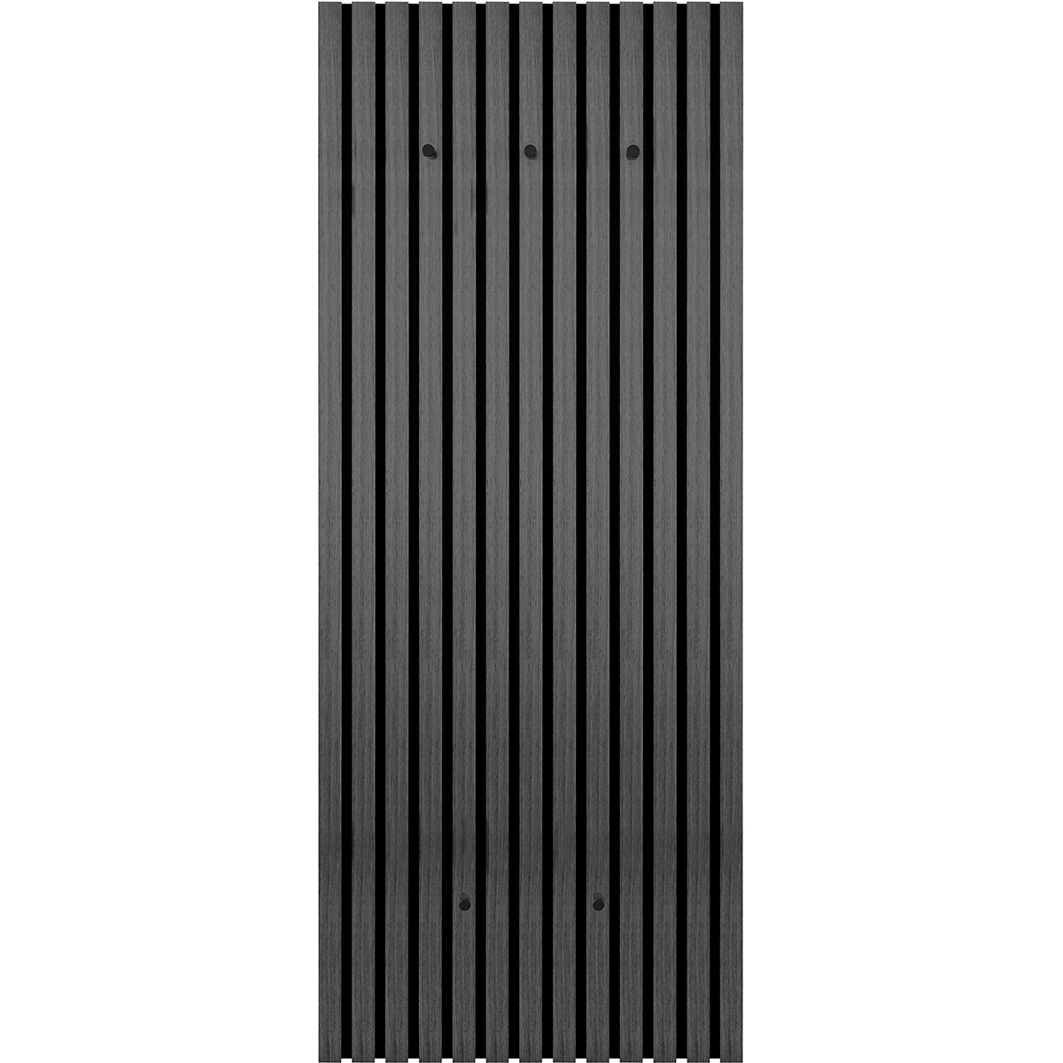 BES LED Kapstok - Trion Geve - Wandgarderobe - 50x125cm - Antraciet - MDF