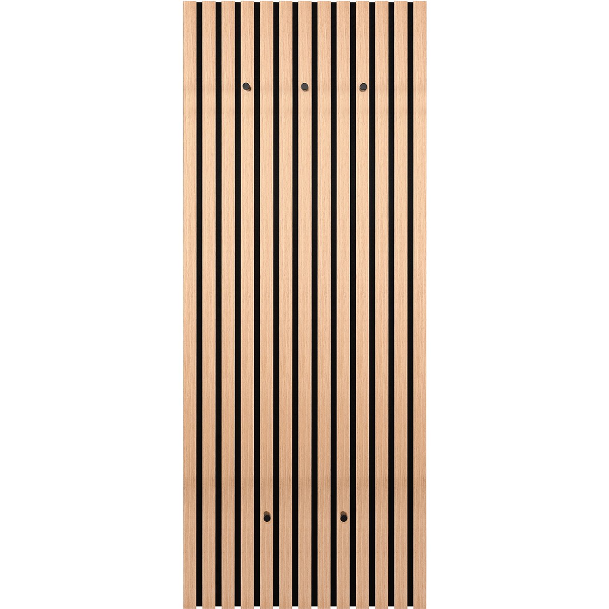 BES LED Kapstok - Trion Geve - Wandgarderobe - 50x125cm - Eiken - MDF