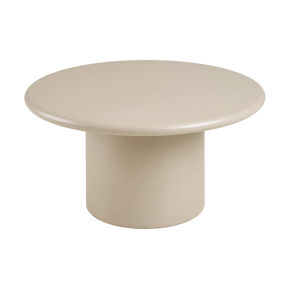 Artichok Nelson ronde houten salontafel beige - Ø 80 cm