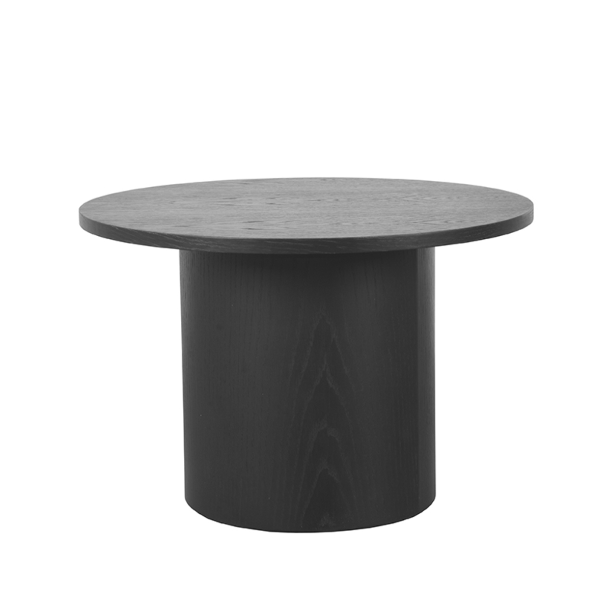 Het Steigerhouthuis LABEL51 Salontafel Oliva - Zwart - Eiken - 60 cm