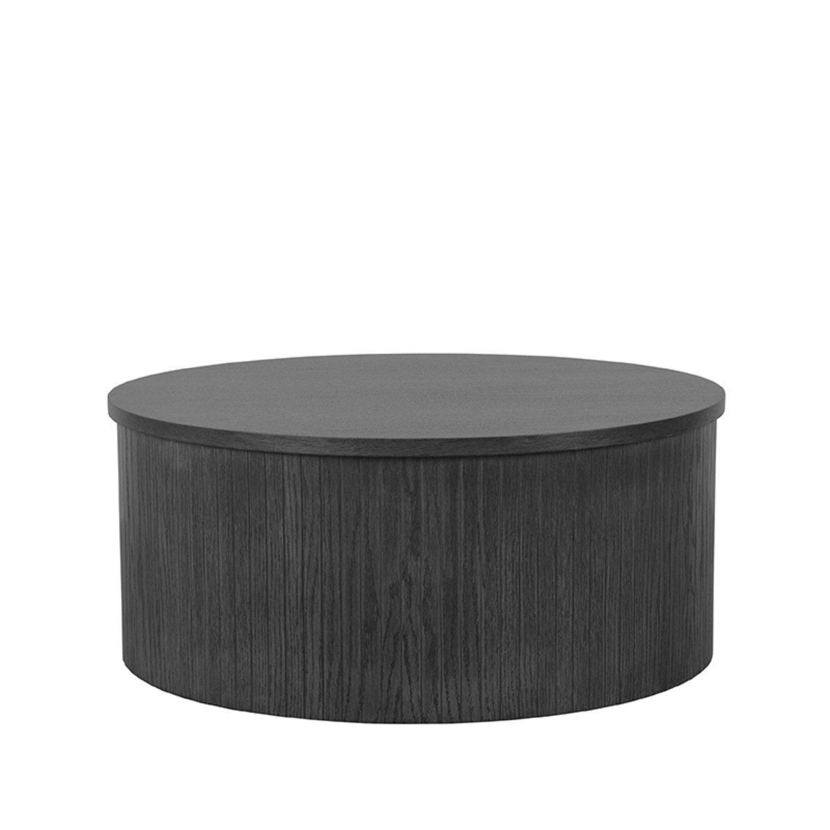 Het Steigerhouthuis LABEL51 Salontafel Oliva - Zwart - Eiken - 70 cm