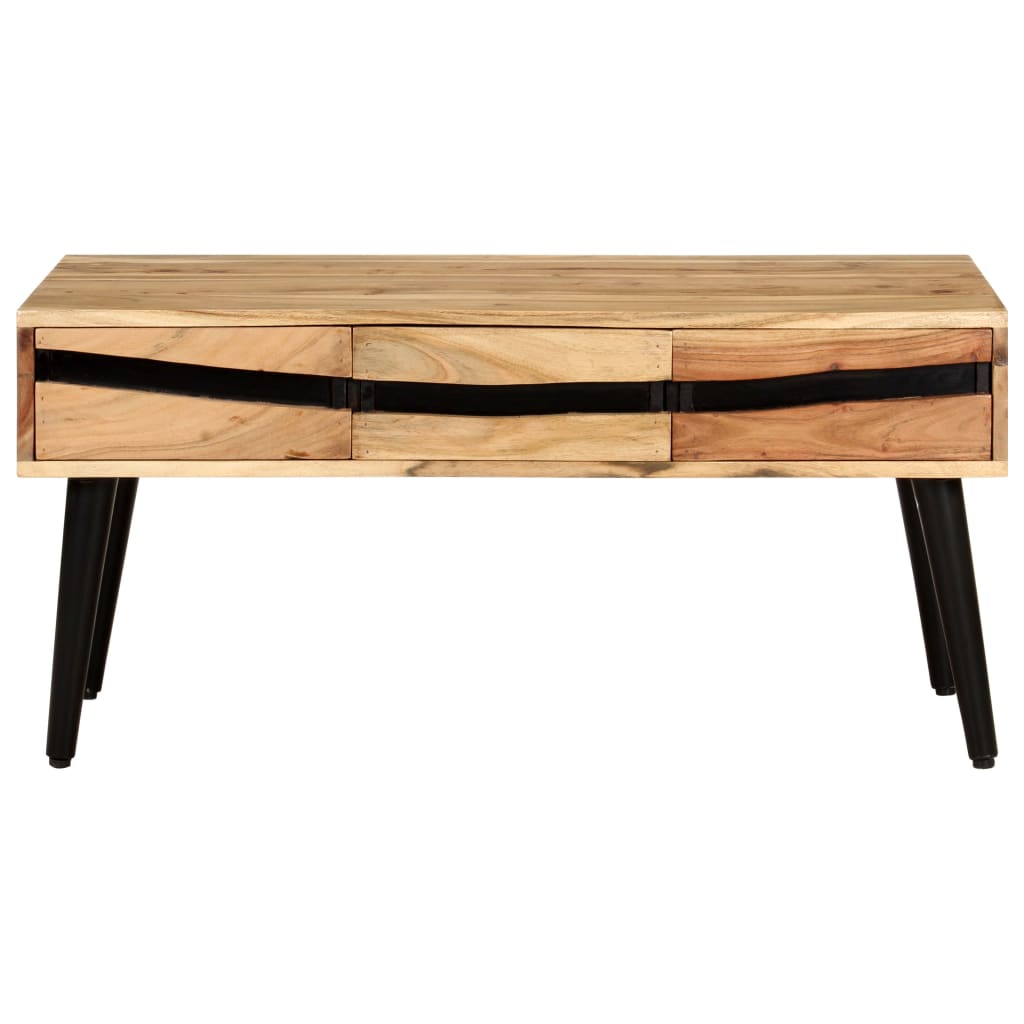 vidaXL Salontafel 88x50x42 cm massief acaciahout