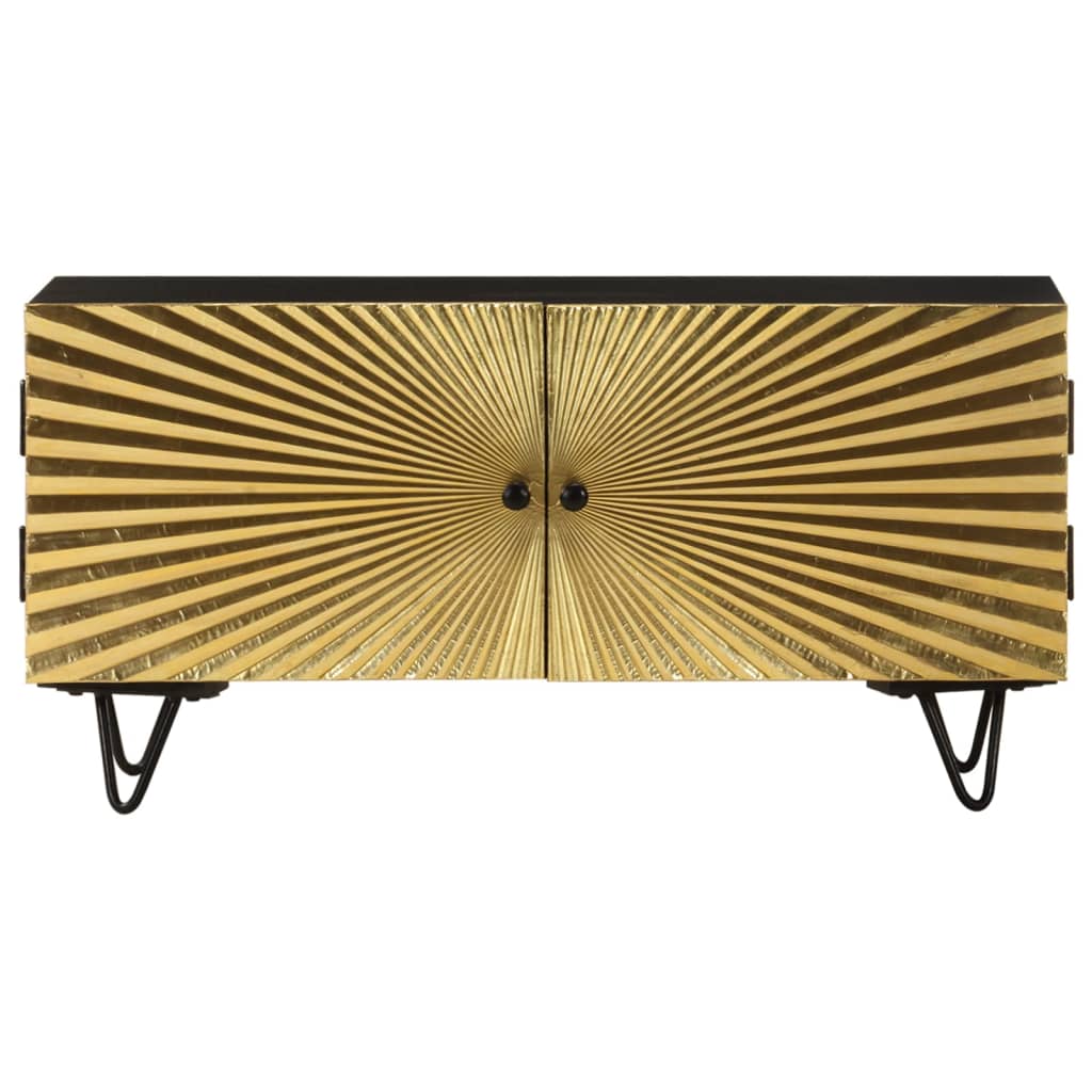 vidaXL Tv-meubel 90x30x45 cm massief mangohout