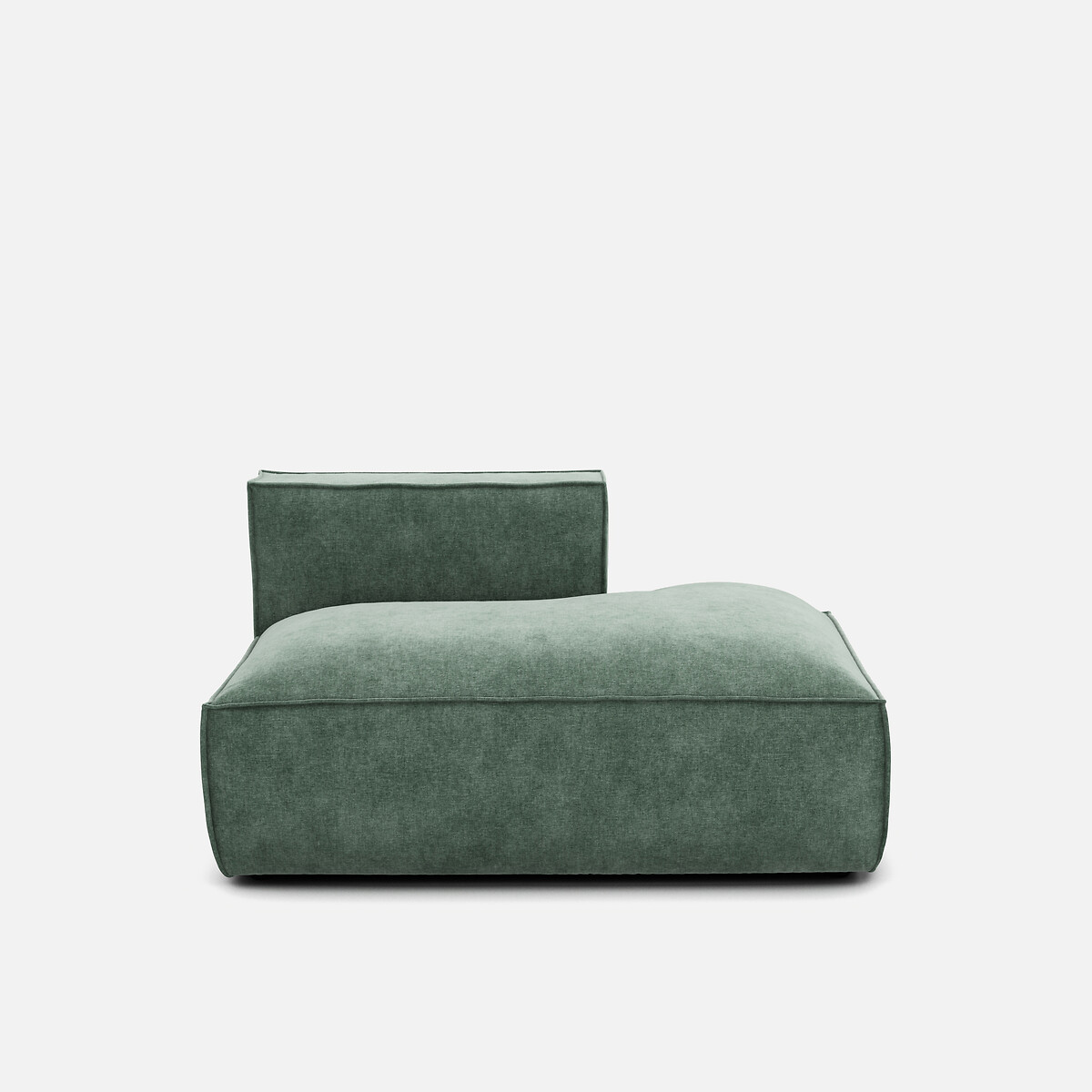 LA REDOUTE INTERIEURS Loungebank, rechts, textuurfluweel, Seven