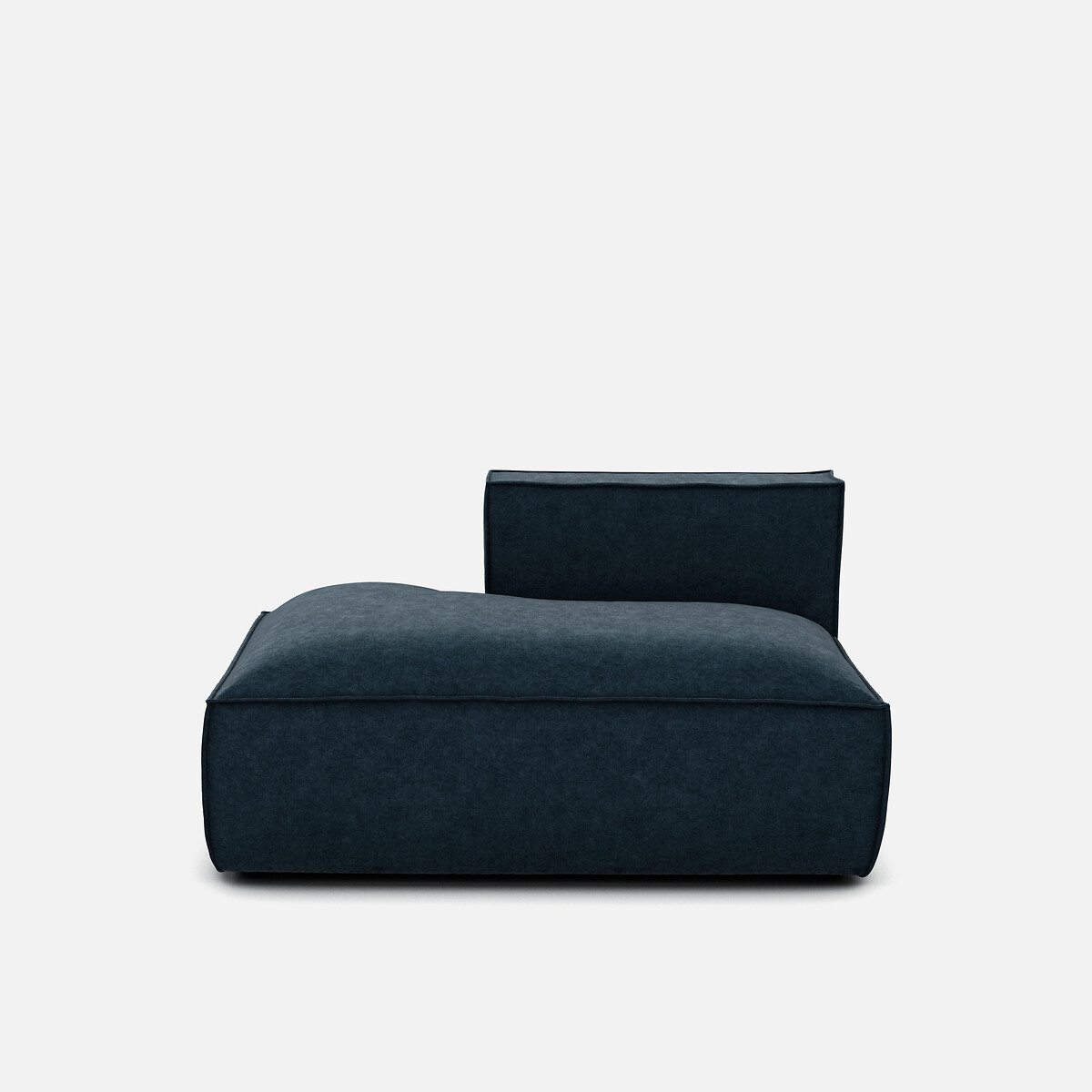 LA REDOUTE INTERIEURS Loungebank links, textuurfluweel, Seven