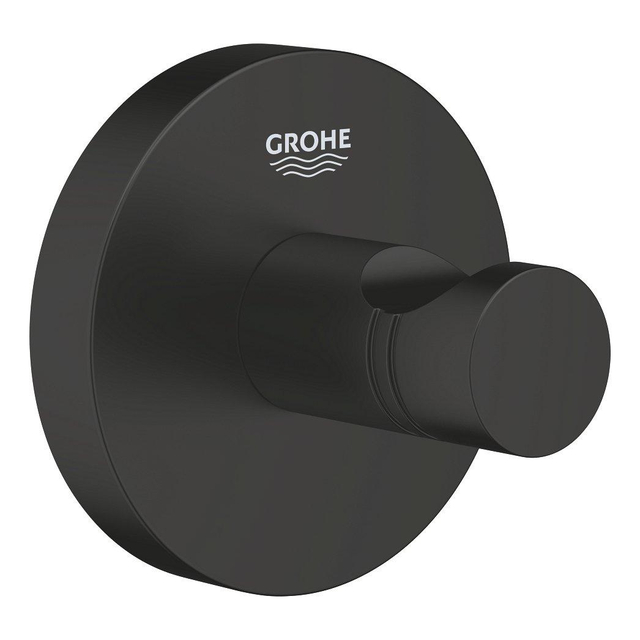 Grohe Start Handdoekhaak - rond - mat zwart 411732430