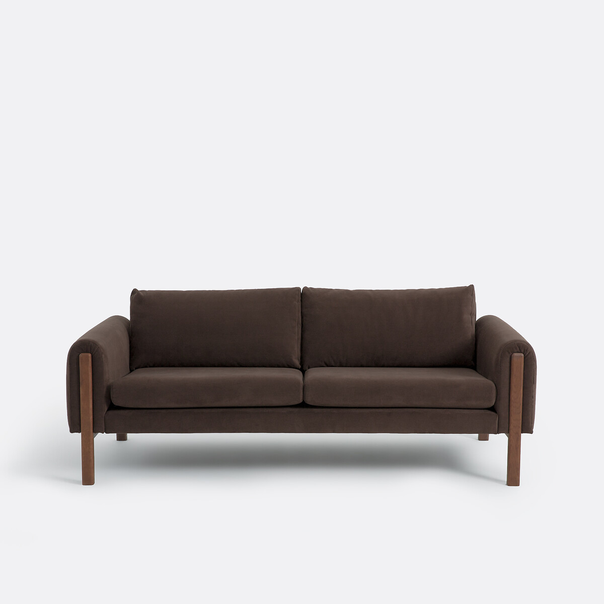 LA REDOUTE INTERIEURS Fluwelen 3-zitsbank VINO
