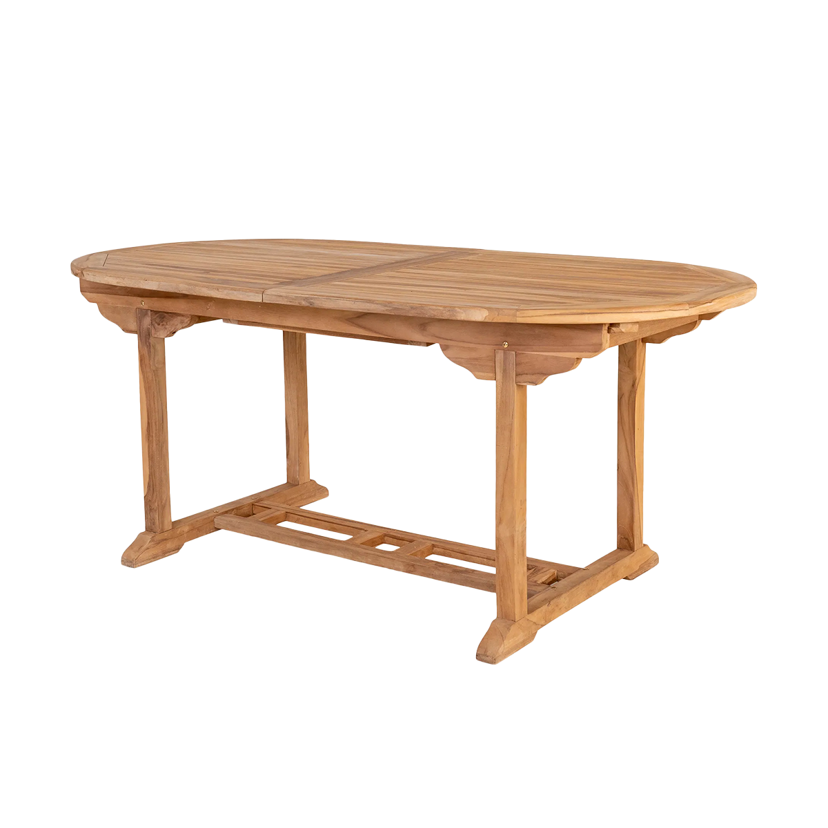 Artichok Seff teakhouten uitschuifbare tuin tafel naturel - 180 tot 240 x 90 cm