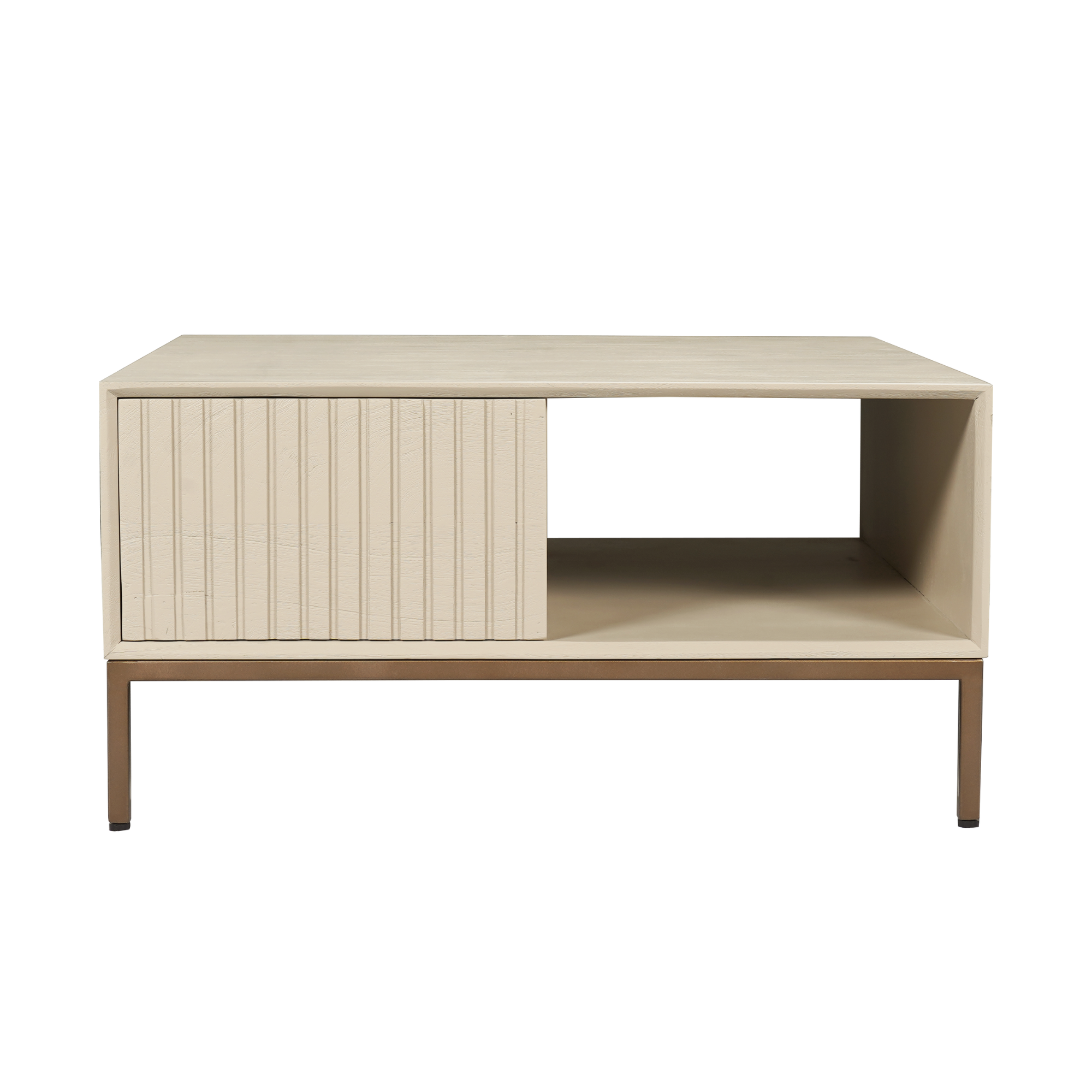 Het Steigerhouthuis Salontafel Madison Sand | 80 cm | Vierkant
