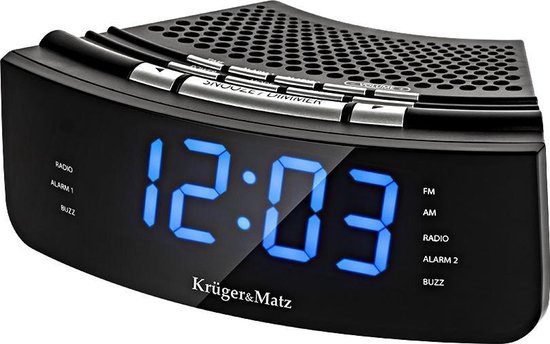 Unknown Krüger&Matz KM0813 - Compacte en stijlvolle wekker radio