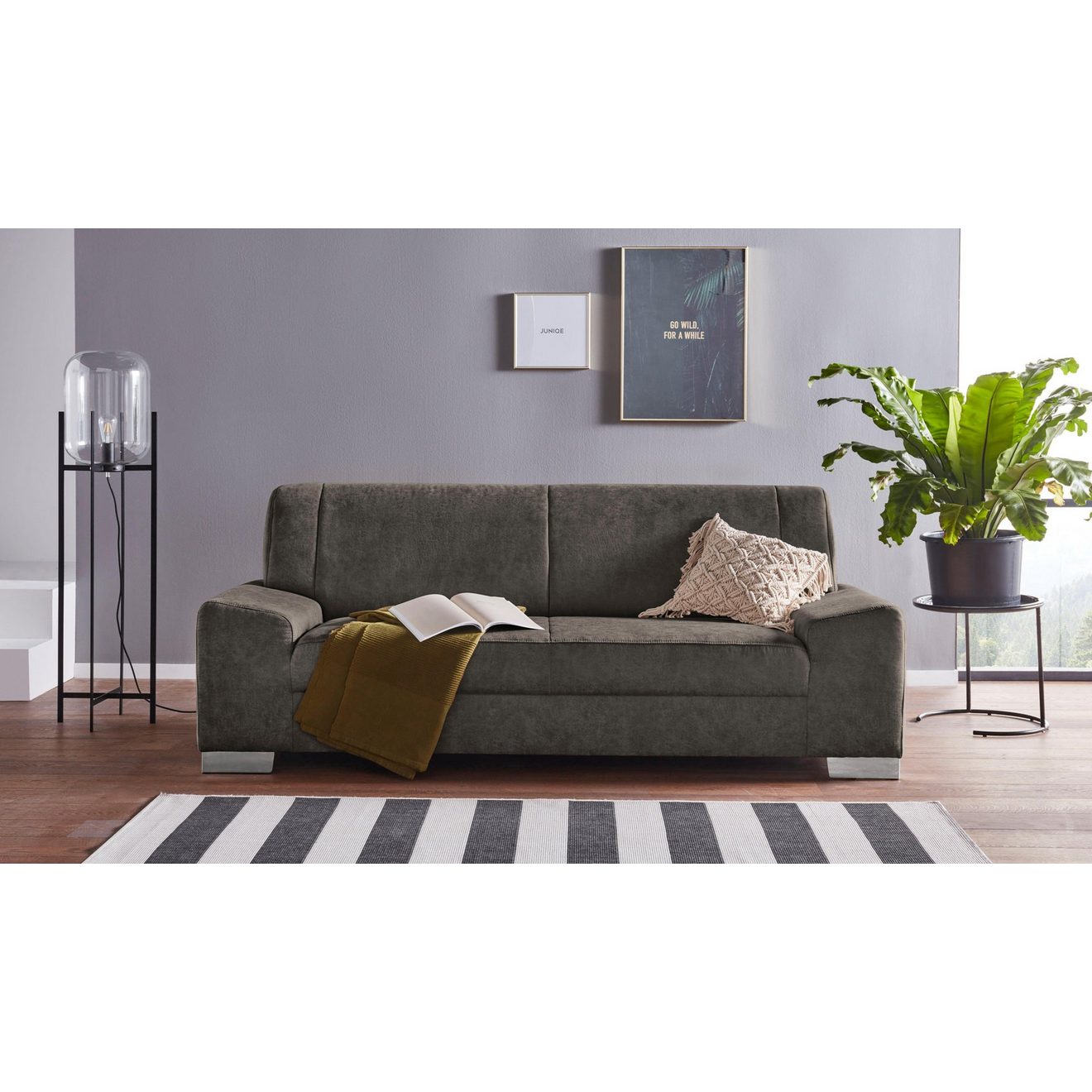 DOMO collection 2-zitsbank Anzio Optioneel met veerkern