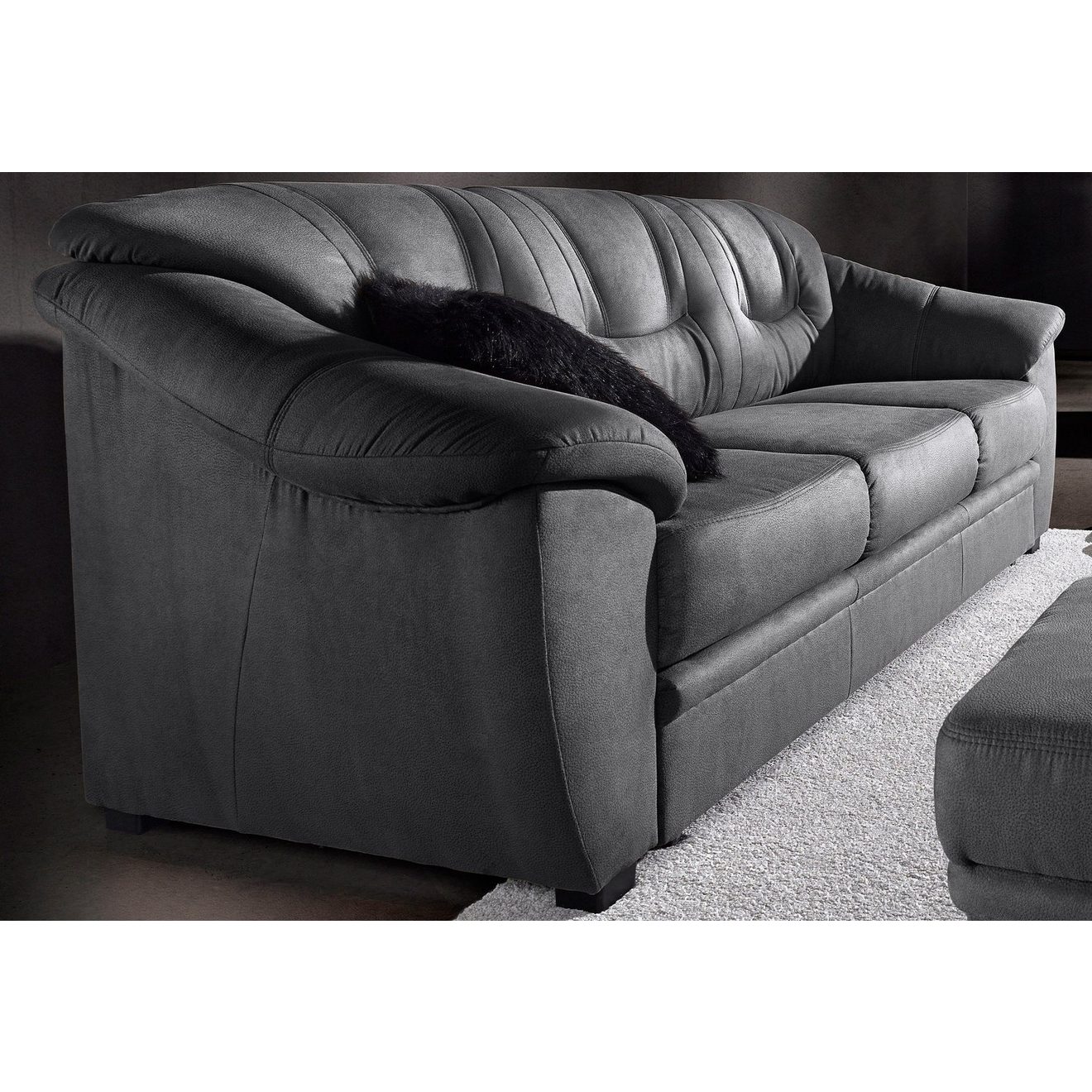 Sit&more 3-zitsbank Safira inclusief comfortabele binnenvering, naar keuze met slaapfunctie