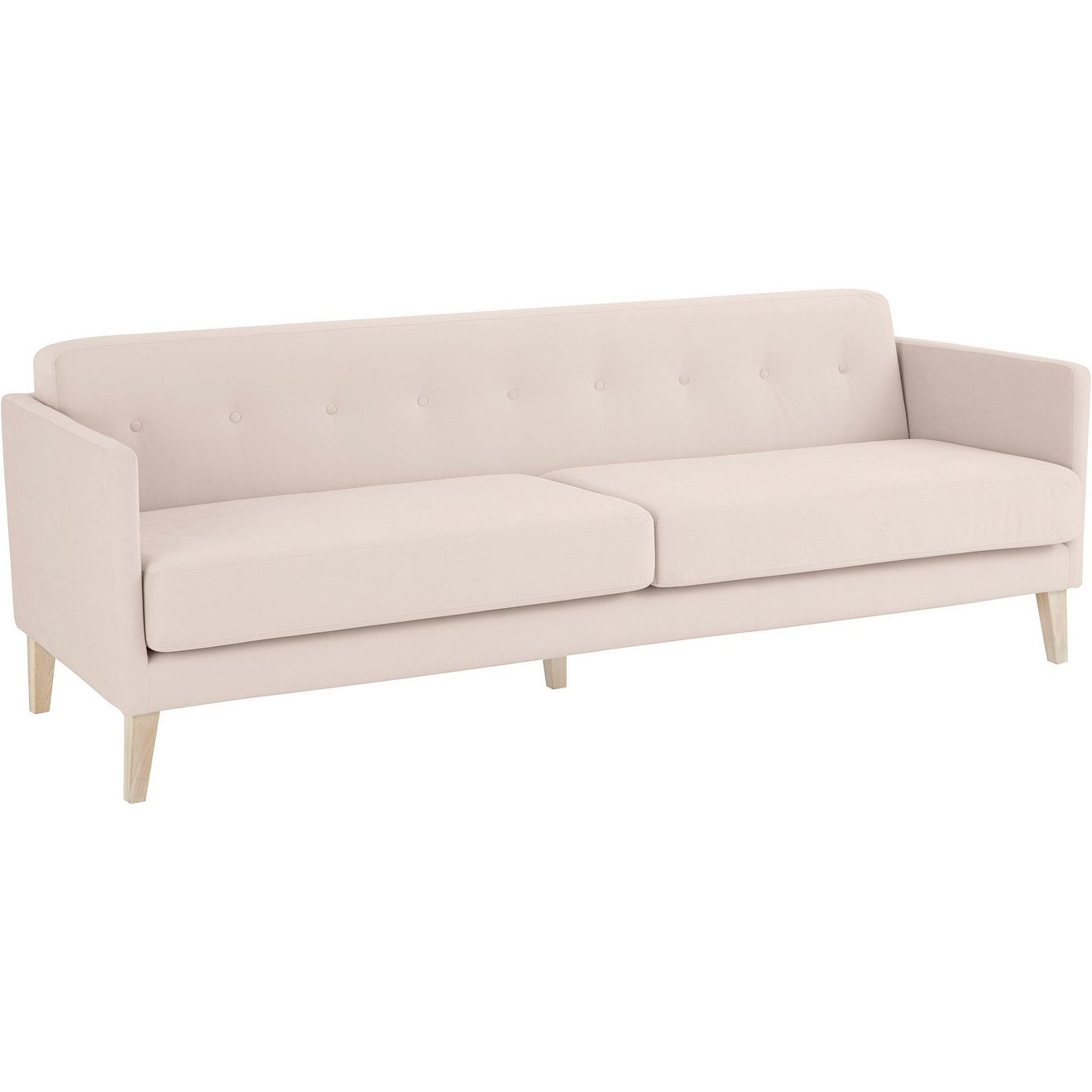 Andas 3-zitsbank Raadal in een scandinavisch design, capitonnage, design by morten georgsen