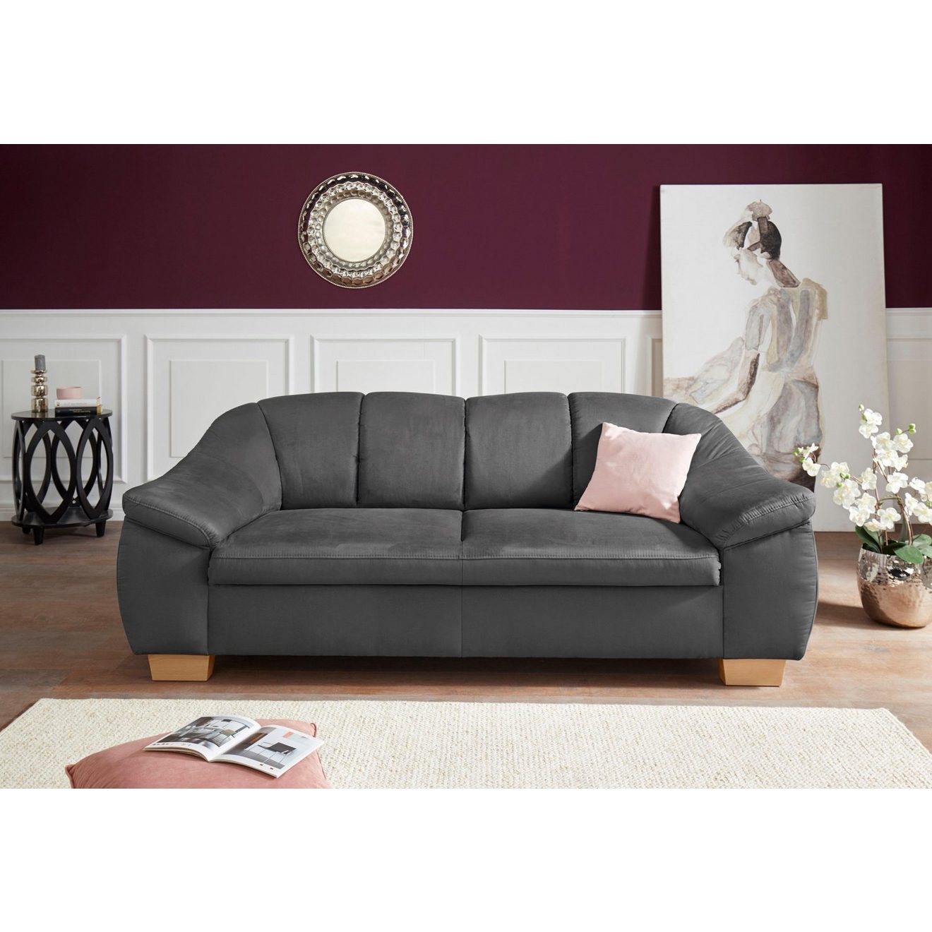 Sit&more 3-zitsbank SANTO met binnenvering