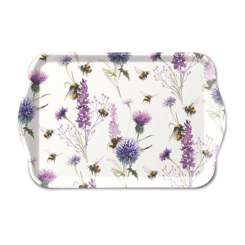 Ambiente Dienblad Melamine 13x21cm Bumblebees In The Meadow