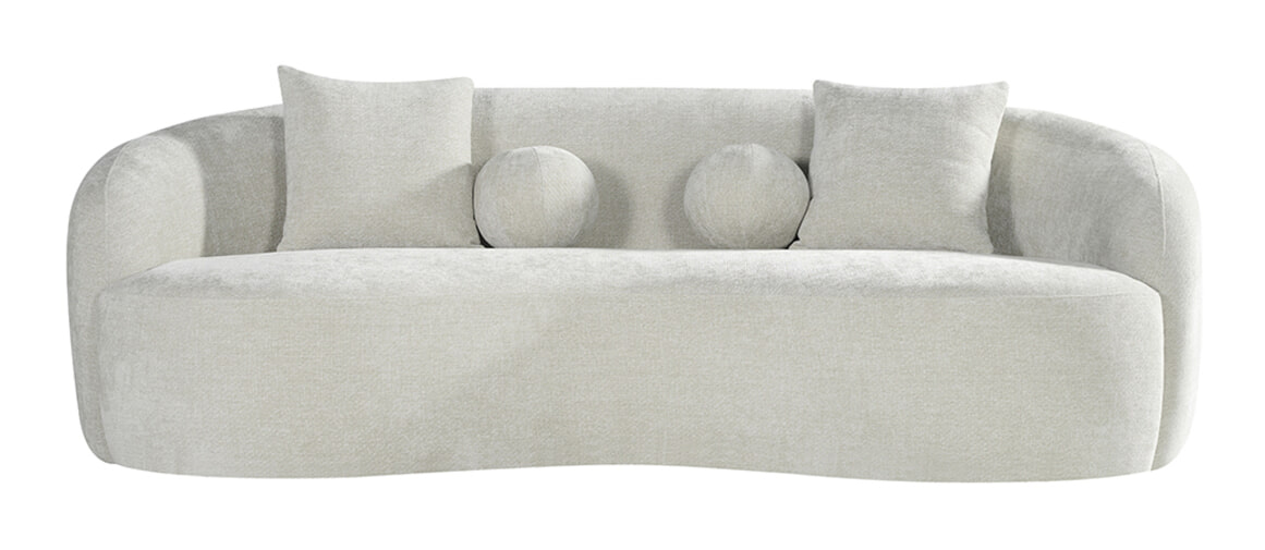 LABEL51 Organische 3-zits Bank Novo Elite stof - Naturel