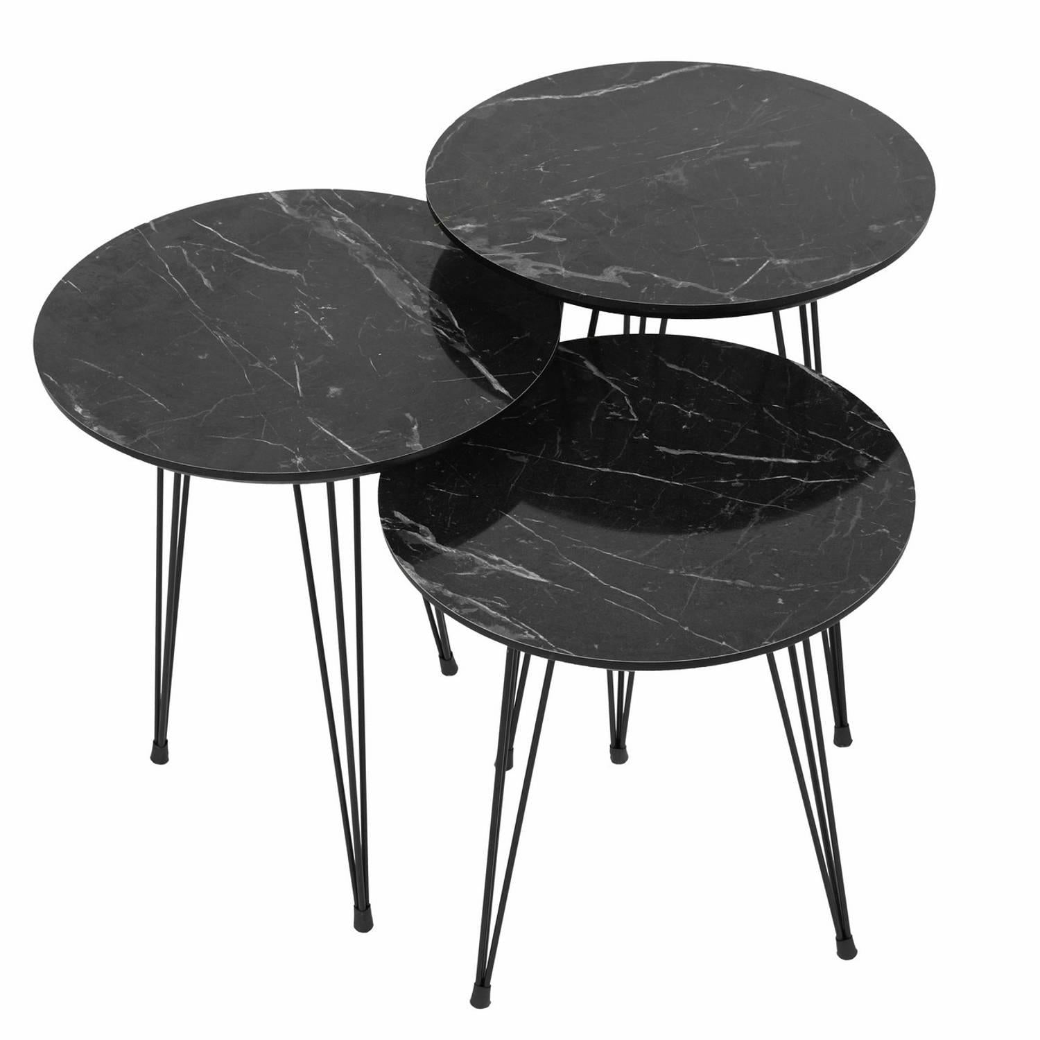 Bijzettafel Siya set van 3 |