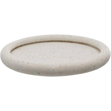 Leen Bakker Decoratie tray Nordic - off-white - Ø26cm