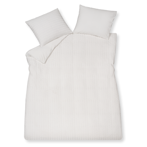 Vandyck Pure 80 Seersucker white Kussensloop (60x70)