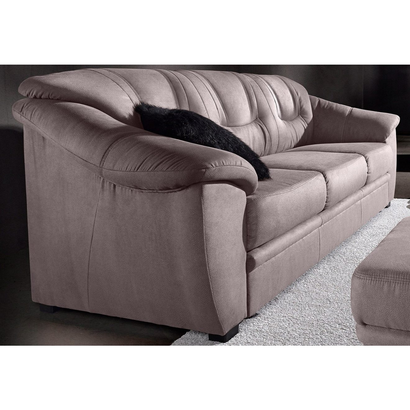 Sit&more 3-zitsbank Safira inclusief comfortabele binnenvering, naar keuze met slaapfunctie