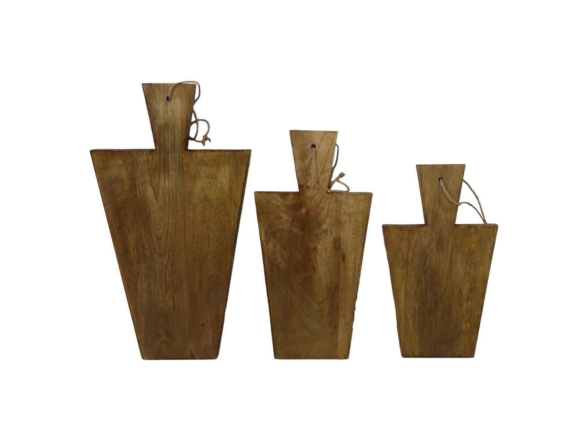 HSM Collection Set van 3 snijplanken Natural kegel | 
