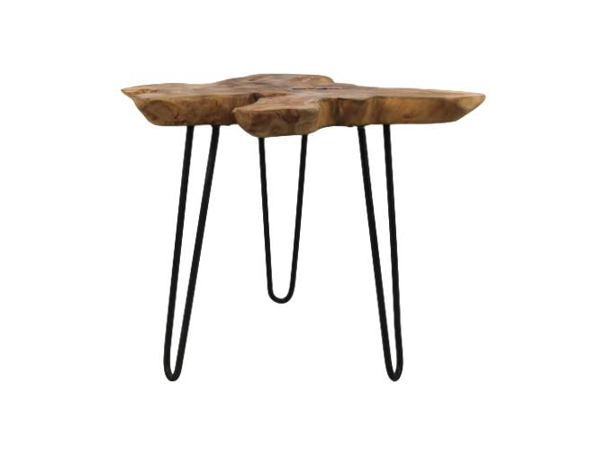 HSM Collection Bijzettafel Bark teakhout | 