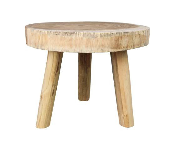 HSM Collection Ronde Bijzettafel Boomschijf | 