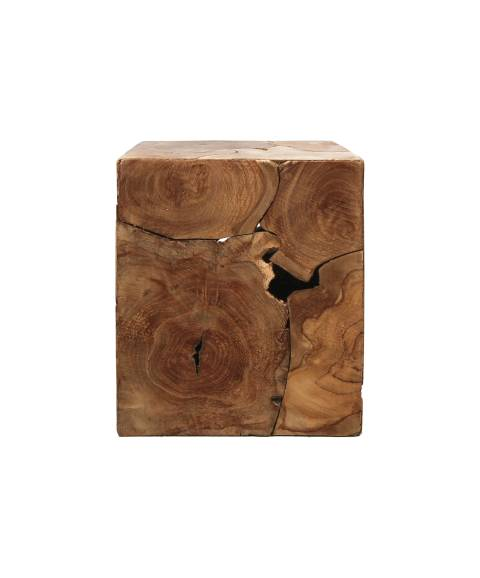 HSM Collection Bijzettafel Cubed teakhout | 