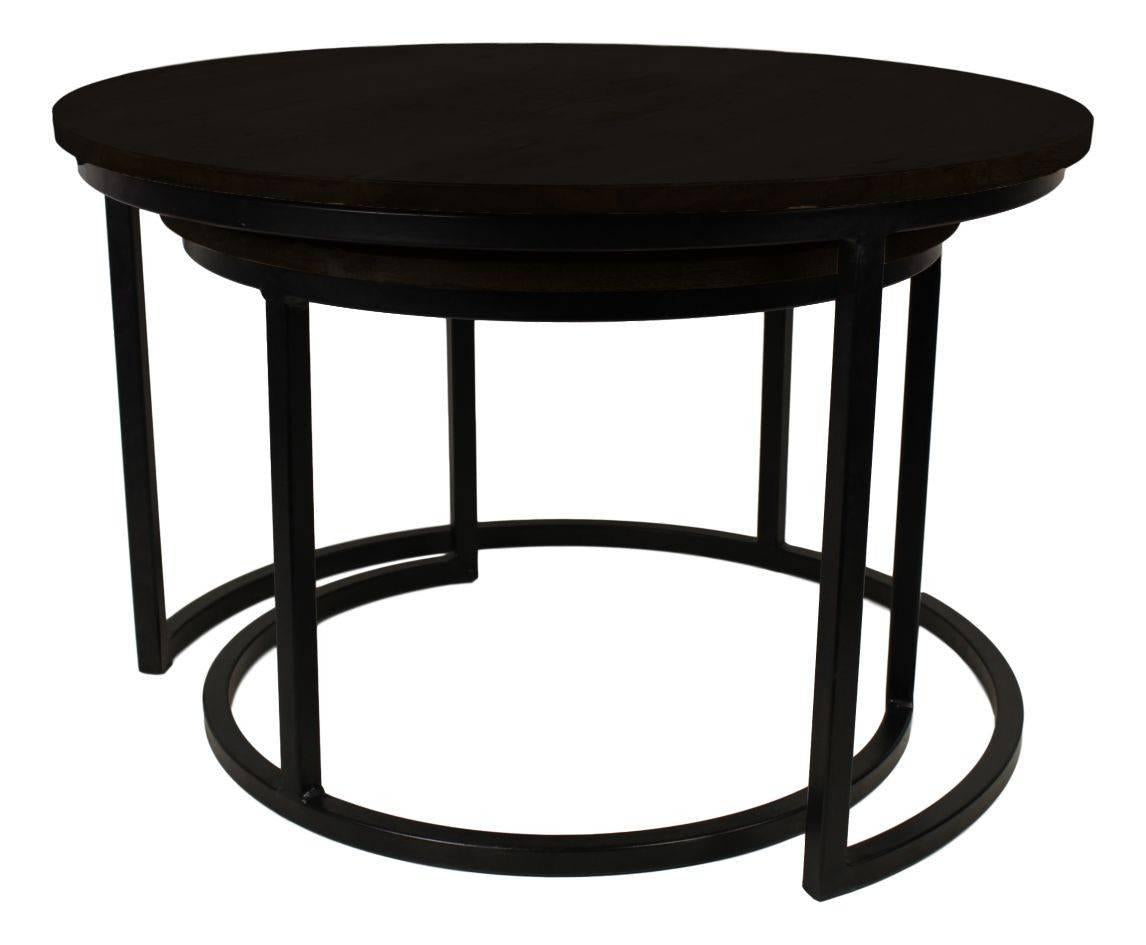 HSM Collection Set van 2 ronde bijzettafel Ronin | 