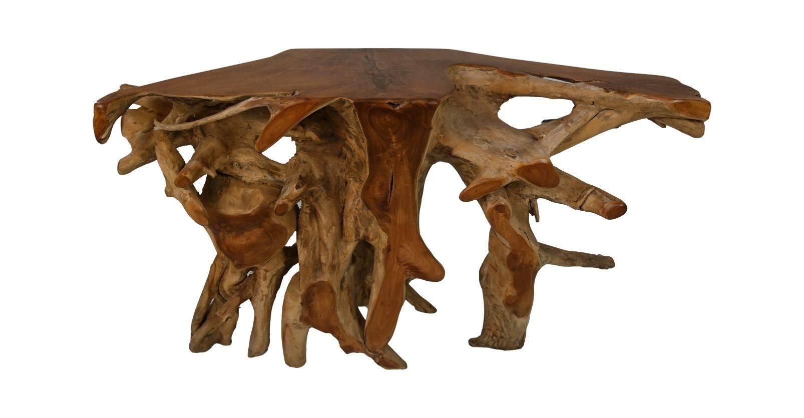 HSM Collection Wandtafel Root Flower teakhout | 