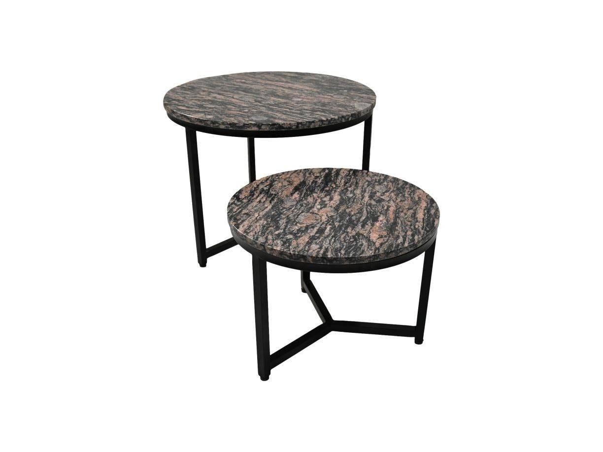 HSM Collection Set van 2 ronde salontafels Gareth | 
