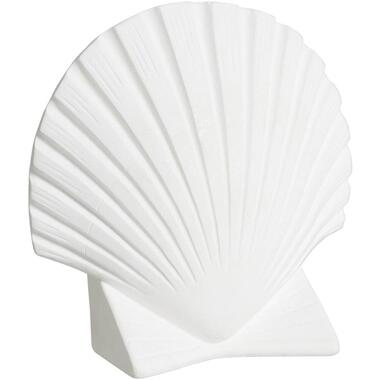 Leen Bakker Boekensteun Schelp - off-white - 16x16x5 cm