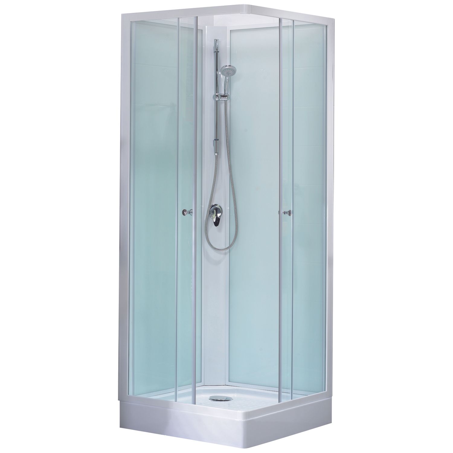 Sencys Douchecabine Claudel 80x80x206,5cm Vierkant Wit