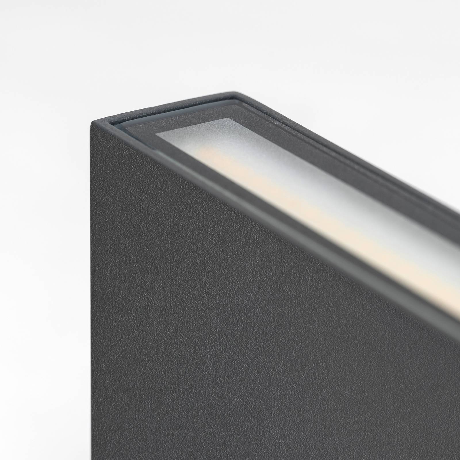 CMD LED buiten wandlamp  9060, 11 cm, antraciet, IP54, omhoog/omlaag
