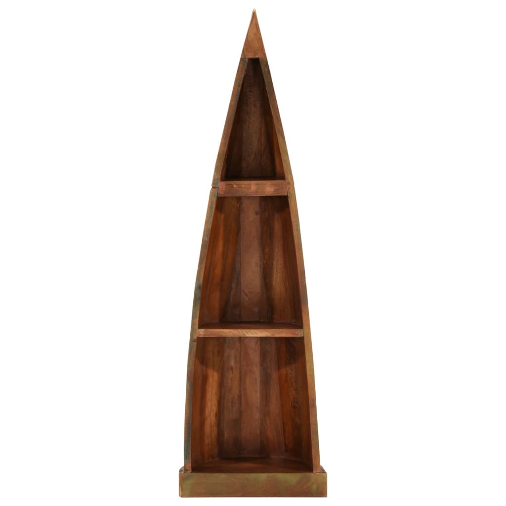 vidaXL Kast bootvorm 39x27x127 cm gerecycled hout