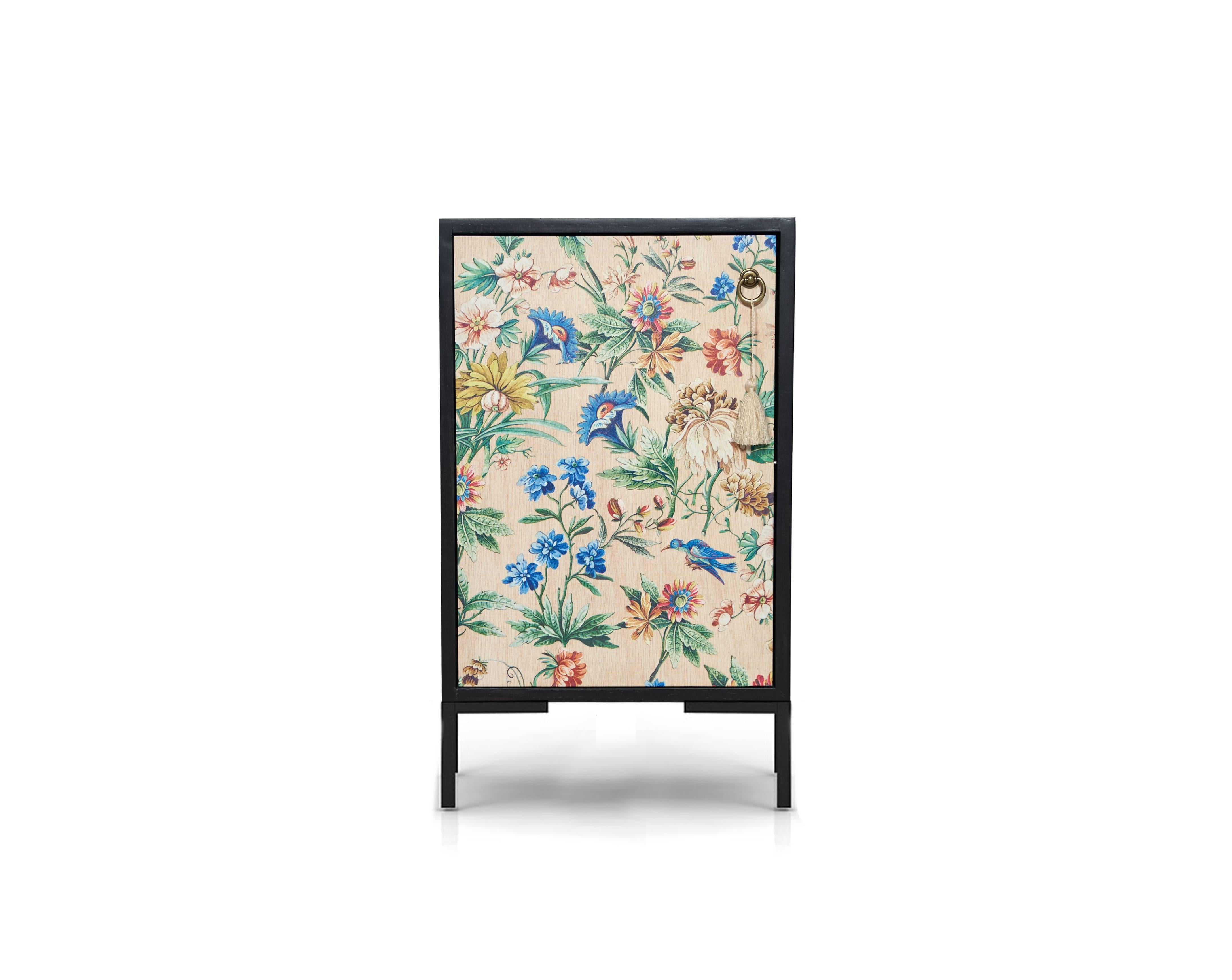 Really Nice Things Nachtkastje Miquel Beige Flowers | 